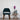 Ming Suede Flexible Chair With Polished Leg & Gold Cap - JAIPURIA EMPORIUM