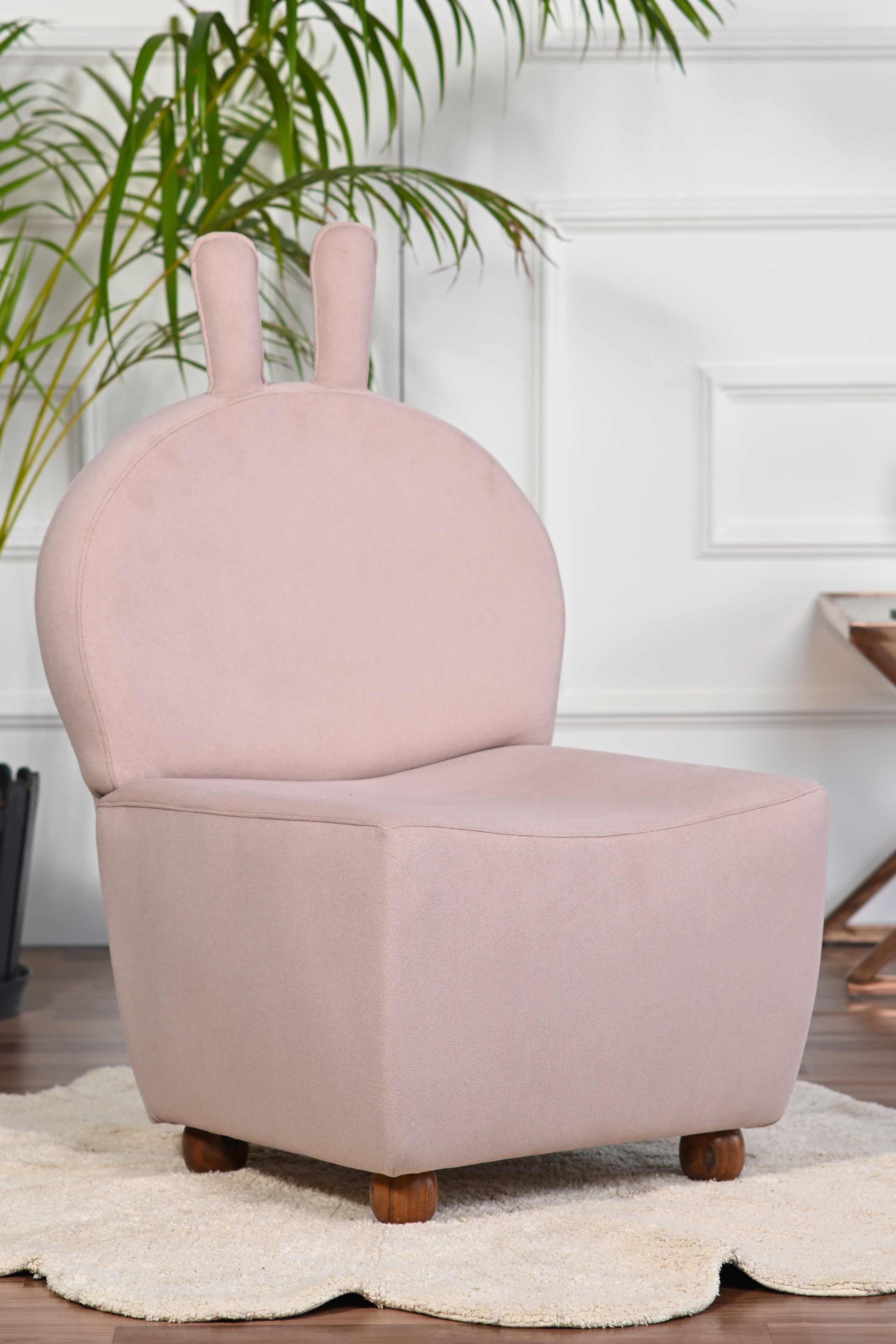 Pink Rabbit Comfy Baby Pink Rabbit Kid's Chair With Comfortable Seating – JAIPURIA EMPORIUM