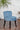 Aqua Blue Kid's Seating Chair With Polished Legs - JAIPURIA EMPORIUM