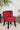 Old Brick Suede Kid's Chair With Polished Legs - JAIPURIA EMPORIUM