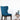 Astral Dining Chair With Back Design & Polished Stand - JAIPURIA EMPORIUM