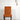 Orange Dining Chair With Back Design & Polished Leg - JAIPURIA EMPORIUM