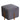 Gray Suede Stool With Gold Metallic Stand - JAIPURIA EMPORIUM