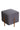 Gray Suede Stool With Gold Metallic Stand - JAIPURIA EMPORIUM