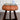 Santa Fe Color Stool With Polished Stand - JAIPURIA EMPORIUM