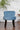 Aqua Blue Kid's Seating Chair With Polished Legs - JAIPURIA EMPORIUM