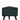 Limed Spruce Suede Triangular Ottoman With Polished Legs - JAIPURIA EMPORIUM