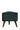 Limed Spruce Suede Triangular Ottoman With Polished Legs - JAIPURIA EMPORIUM