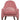 Rose Gold Relaxing Chair With Back Design & Polished Leg - JAIPURIA EMPORIUM