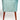 Aqua Blue Arm Chair With Wallnut Polished Leg - JAIPURIA EMPORIUM