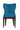 Astral Dining Chair With Back Design & Polished Stand - JAIPURIA EMPORIUM