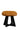 Brandy Punch Suede Flower Stool With Polished Stand - JAIPURIA EMPORIUM