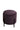 Matterhorn Suede Stool With Black Metallic Stand - JAIPURIA EMPORIUM