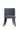 Slate Grey Flexible Chair With Parallel Design & Black Polished Leg - JAIPURIA EMPORIUM