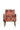 Sunglo Tiger Upholstery Relaxing Chair With Antique Legs - JAIPURIA EMPORIUM