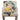 Cream Bird Emboidery Work Arm Chair With Vintage Legs - JAIPURIA EMPORIUM