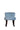 Aqua Blue Kid's Seating Chair With Polished Legs - JAIPURIA EMPORIUM