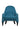 Aqua Blue Relaxing Chair With Classic Design & Polished Leg - JAIPURIA EMPORIUM