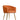 Copper Suede Arm Chair With Golden Legs - JAIPURIA EMPORIUM