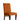 Orange Dining Chair With Back Design & Polished Leg - JAIPURIA EMPORIUM