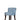 Aqua Blue Kid's Seating Chair With Polished Legs - JAIPURIA EMPORIUM