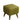 Crete Suede Ottoman With Fabric Leg & Gold Cap - JAIPURIA EMPORIUM