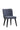 Slate Grey Flexible Chair With Parallel Design & Black Polished Leg - JAIPURIA EMPORIUM