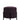 Matterhorn Suede Stool With Black Metallic Stand - JAIPURIA EMPORIUM