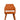 Terracotta Flexible Chair With Suede Fabric Leg & Gold Cap - JAIPURIA EMPORIUM