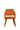 Terracotta Flexible Chair With Suede Fabric Leg & Gold Cap - JAIPURIA EMPORIUM