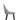 Santas Grey Flexiable Dining Chair With Parallel Design & Polished Leg - JAIPURIA EMPORIUM