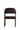 Eggplant Suede Dinning Chair With Premium Polished - JAIPURIA EMPORIUM