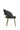 Gray Suede Arm Chair With Back Design & Gold Legs - JAIPURIA EMPORIUM