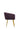 Matterhorn Suede Arm Chair With Golden Legs - JAIPURIA EMPORIUM