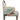 Cream Bird Emboidery Work Arm Chair With Vintage Legs - JAIPURIA EMPORIUM