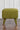 Crete Suede Ottoman With Fabric Leg & Gold Cap - JAIPURIA EMPORIUM