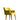 Yellow Arm Chair With Back Design & Wooden Legs - JAIPURIA EMPORIUM