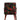 Black Flower Upholstery Arm Chair With Polished Leg - JAIPURIA EMPORIUM