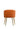 Copper Suede Arm Chair With Golden Legs - JAIPURIA EMPORIUM