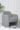 Grey Buckley Fabric Armchair with Veneer Back – Modern Lounge Seating