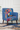 Denim Flora Embroidered Armchair