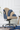 Ergonomic Shell Design Office Chair with Dual-Tone Upholstery & Wheels