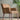 Brown Arm Chair with Wooden Leg - JAIPURIA EMPORIUM